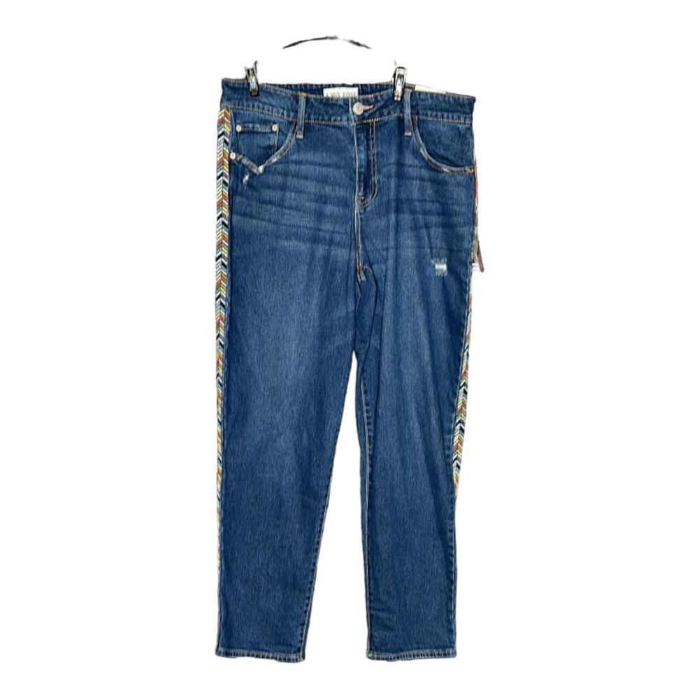 Knox Rose Mid Rise Straight Jeans - Size 10 NWT